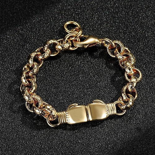 Kids 9ct gold boxing belcher - gold,