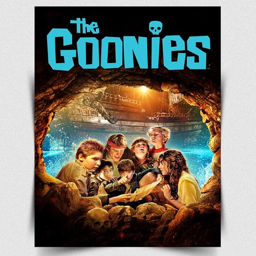 The goonies 1985 metal sign - goonies,