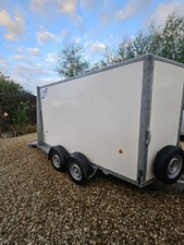 Ifor Williams BV105 10 foot Twin Axle Box Trailer with Ramp Doors