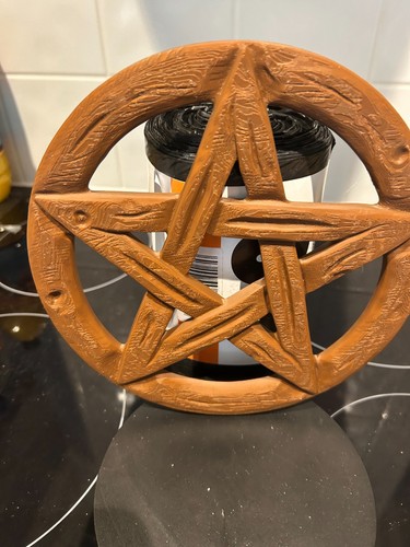 Rustic faux wood - faux-wood, pentagram