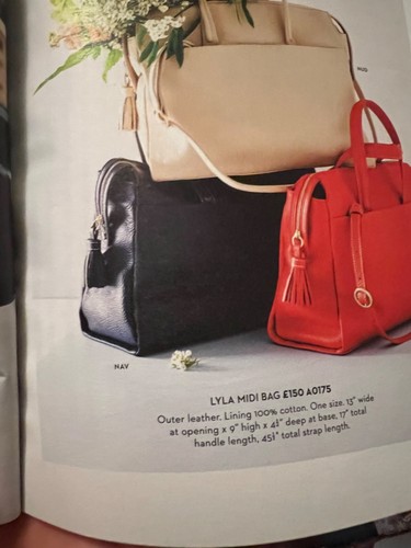 Boden lyla leather bag vgc - boden,