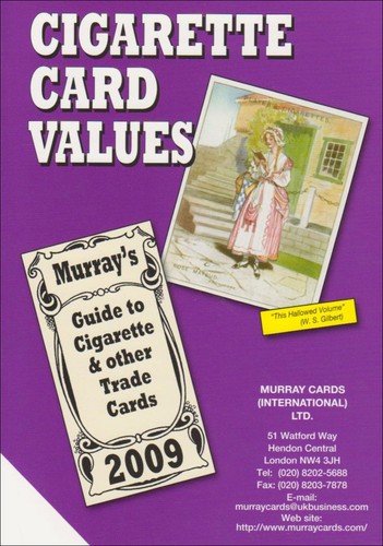 Cigarette card values 2009 - card,