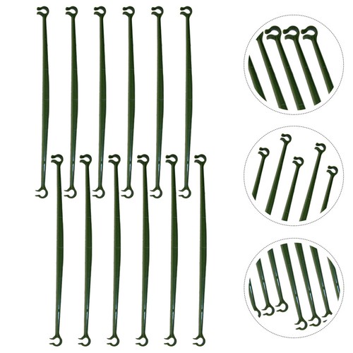 Green plastic plant support - plant,