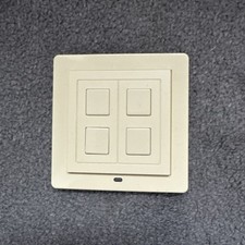 Lightwave RF LW206 WH Wire-free Switch 2 Gang White Connect Series