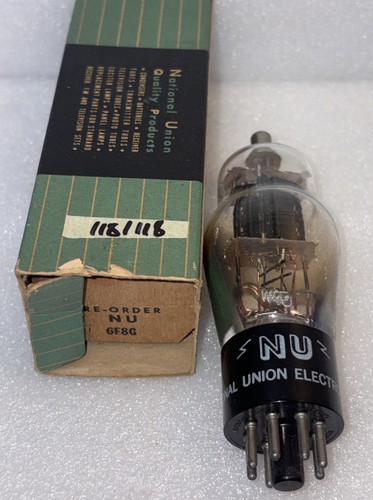National 6f8g vacuum tube - 6f8g, tv7