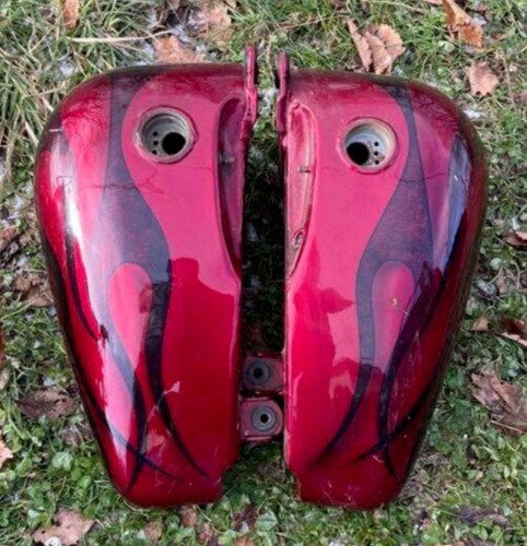 Harley davidson evo - evo, flames