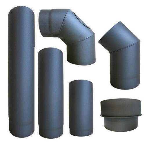Grey chimney single wall - chimney,