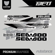 seadoo SP Sea Doo Bombardier jet ski jetski Decal Kit Stickers Graphics Wrap 92
