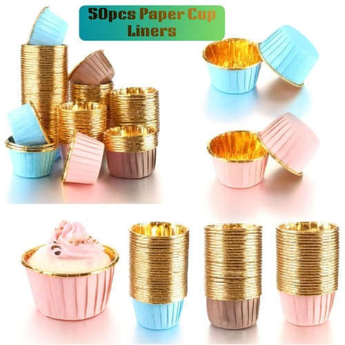 50pcs paper cups cake cupcake - 50pcs,
