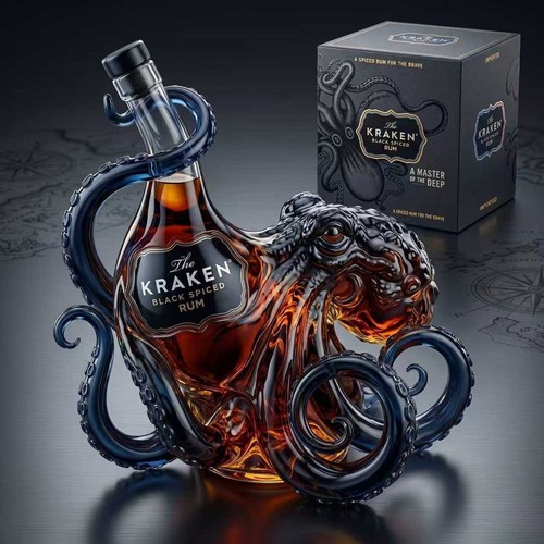 Octopus shaped whiskey glass - octopus,