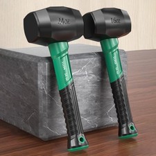 Rubber Hammer with Non Slip Grip for Soft Blow Flooring and Tent Stakes