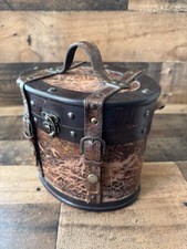 Vintage handmade leather and