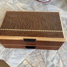 Burl Walnut Jewelery Chest /