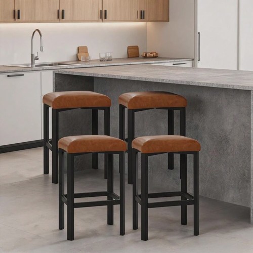 Inch leather bar stools - 24,