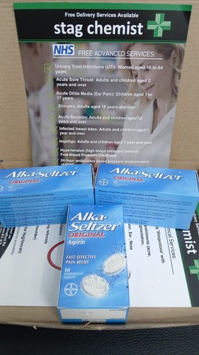 Pack alka seltzer - 3x, original