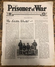 Vintage British WW2 Journal The Prisoner of War Volume 3 Issue No 35 Nov 1945