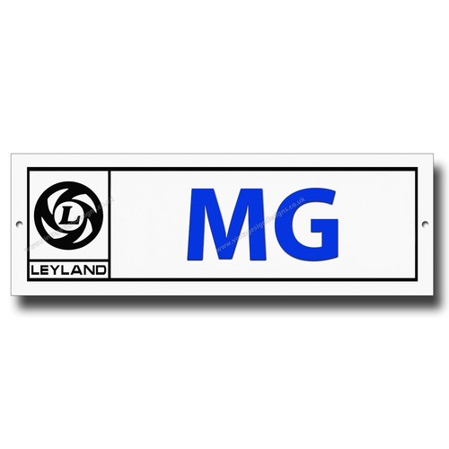 Leyland metal sign - leyland,
