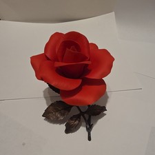 Boehm England Porcelain /Bronze ROSES OF DISTINCTION MR. LINCOLN LIMITED ED Mint