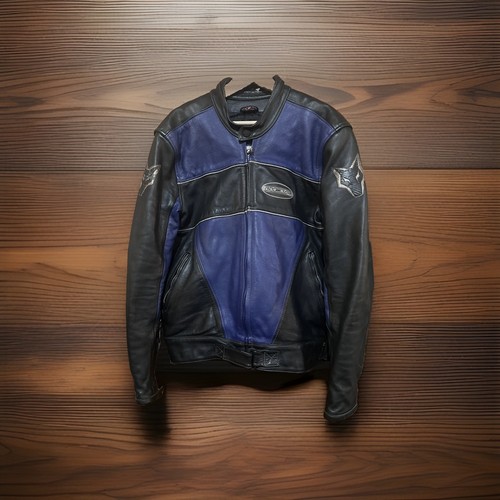 Vintage wolf leather biker - vintage,