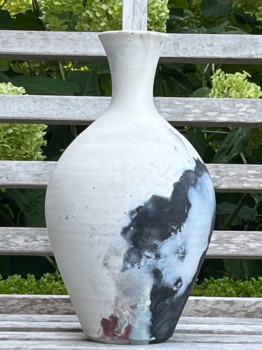 Martin everson davis raku vase - everson,