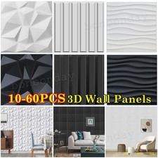 10-60X 3D Wall Panels Covering PVC Cladding Wallpaper Decorative Tiles Kitchen