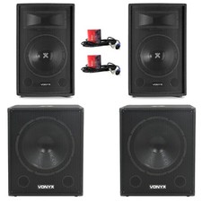 Vonyx 12" Passive DJ Speakers