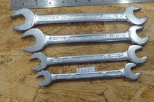 BEDFORD set 4 open spanner 1/8" - 1/2" Whitworth made in England