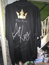 Signed Mervyn King Darts Shirt