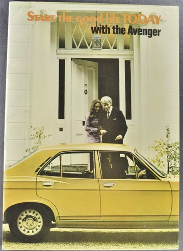1973 hillman avenger brochure - hillman,