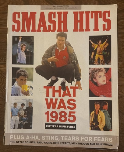 Smash hits magazine 86 - smash,