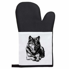 'Vintage Wolf ' Oven Glove /