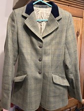 Beautiful Caldene Show Tweed Hacking Hunting Jacket Size 32