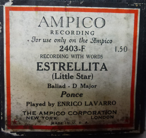 Ampico reproducing word - ampico,