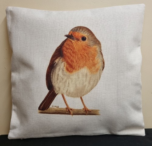 Robin cushion cover - robin, by