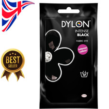 DYLON INTENSE BLACK HAND DYE FABRIC CLOTHES DYE 50g