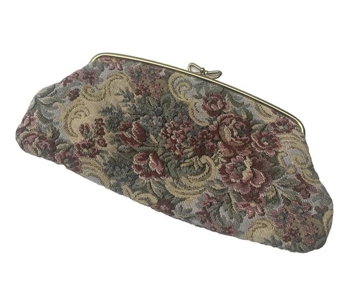 Carpet bag clutch - clutch,