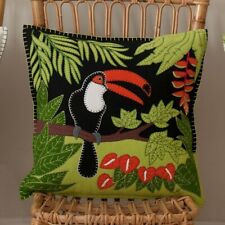 Jan Constantine Tropical Toucan Cushion