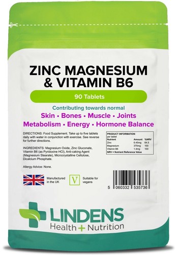 Zinc magnesium vitamin b6 - zinc,, &