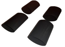 4 X 25mm 3:1 BLACK HEAT SHRINK