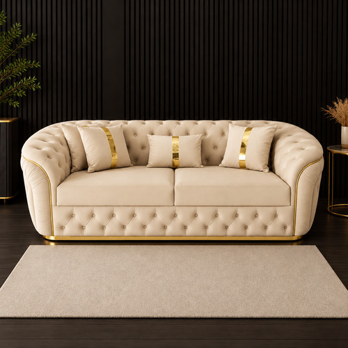 Madrid luxury velvet seater - madrid, 3