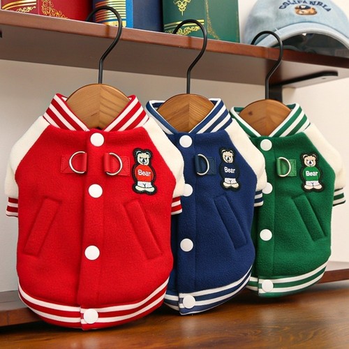 With ring pet outdoor jacket - d,