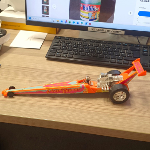 Desert burner dragster diecast - desert,