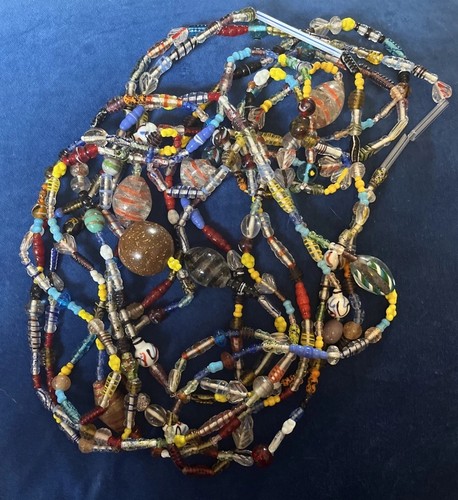 Vintage handmade boho glass - handmade,
