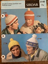 Mens Knitting Patterns DK Hats