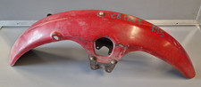 HONDA CB125T RED FRONT MUDGUARD - FREE UK P+P - CB125 T
