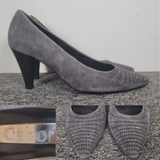 Gabor Grey Heels Embellished