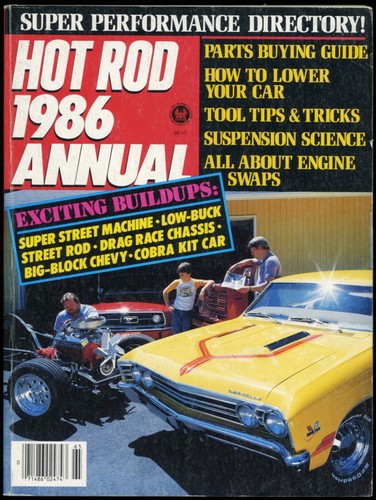 1986 hot rod magazine - hot,