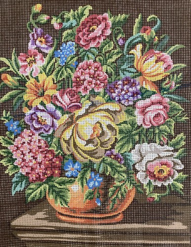 Flowers printed canvas or - canvas,