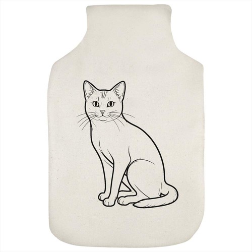 Sitting cat hot - 'sitting, bottle