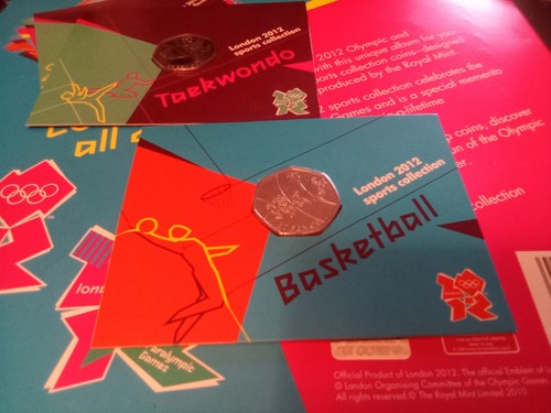 Olympic 50p coins taekwondo - 50p,